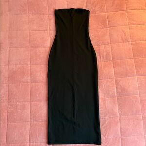 Aritzia Black Strapless Dress
